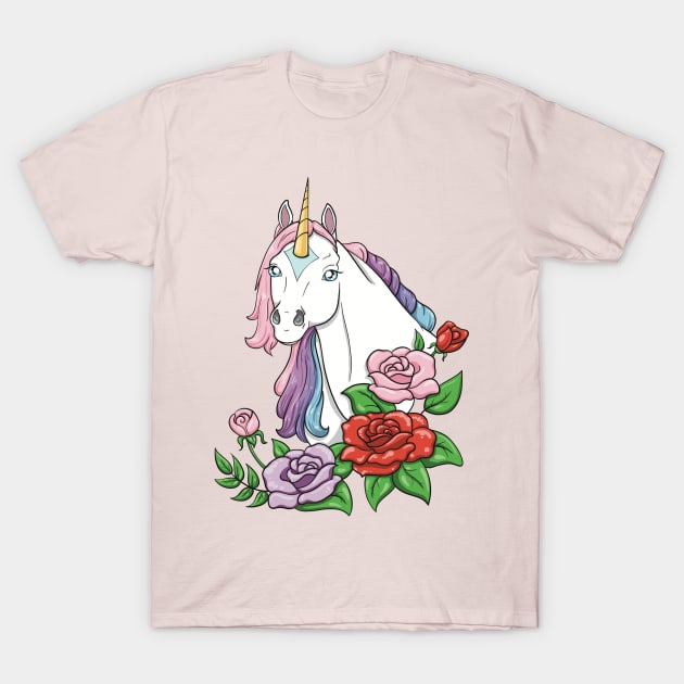 Rose Unicorn T-Shirt by Lady Lilac